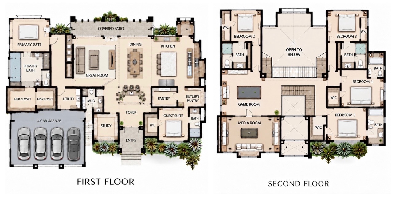 Concept floor plan for The Reserve